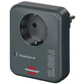 Brennenstuhl 1506996, 1 sortie CA, 230 V, 3500 W, 13,5 A, Anthracite, IP20