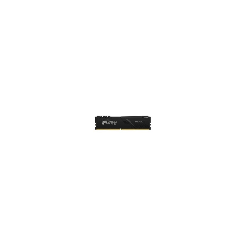 Kingston FURY Beast 16Go 3200MTs DDR4 CL16 DIMM 1Gx8 Black, 16 Go, 1 x 16 Go, DDR4, 288-pin DIMM