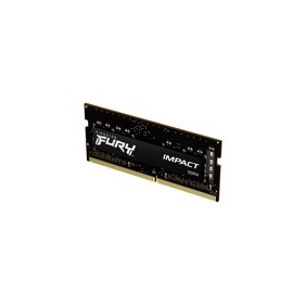 Kingston FURY 8GB 3200MTs DDR4 CL20 SODIMM Impact, 8 Go, 1 x 8 Go, DDR4, 260-pin SO-DIMM, Noir