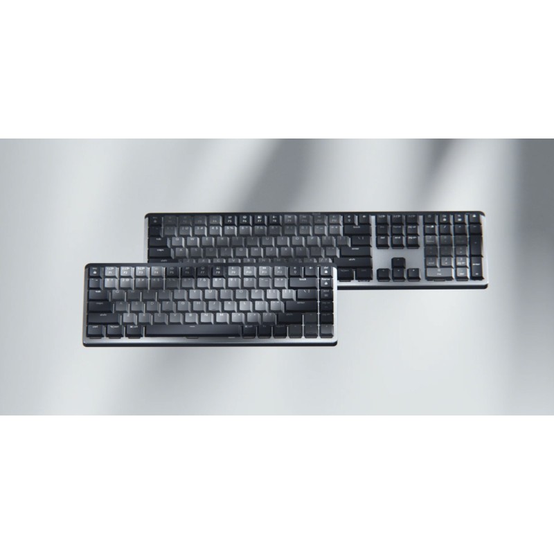 Logitech Master MX Mechanical, Sans fil, RF sans fil + Bluetooth, Clavier mécanique, QWERTY, LED, Graphite