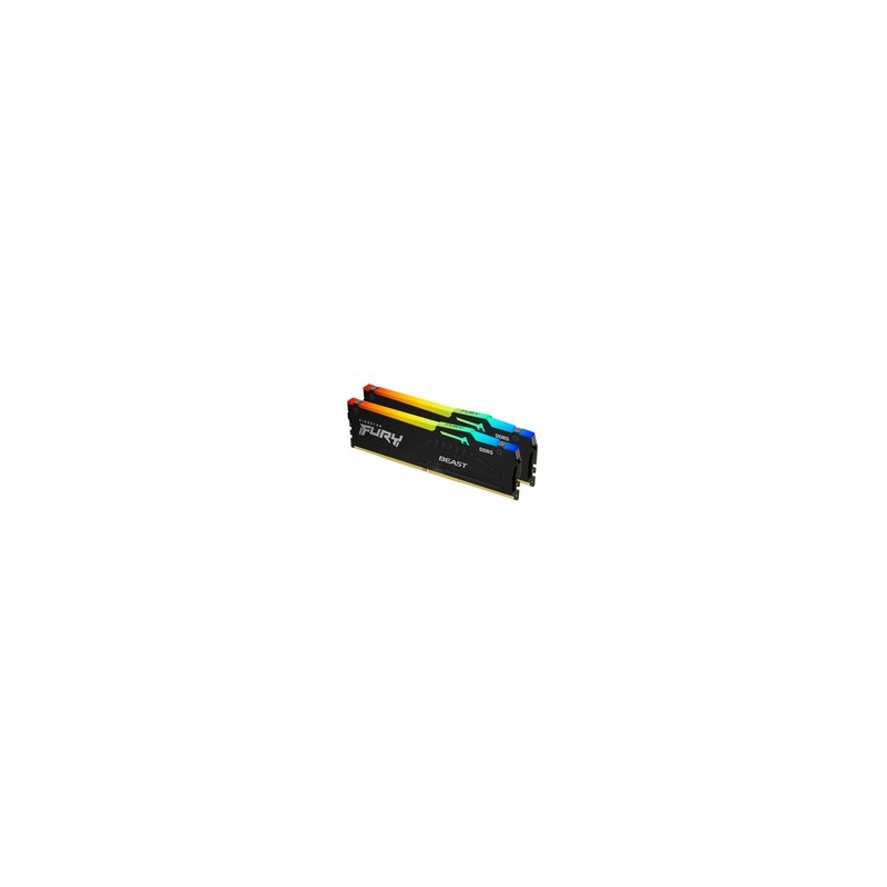 Kingston FURY Beast 16 Go 5200 MTs DDR5 CL40 DIMM Kits de 2 RGB, 16 Go, 2 x 8 Go, DDR5, 288-pin DIMM
