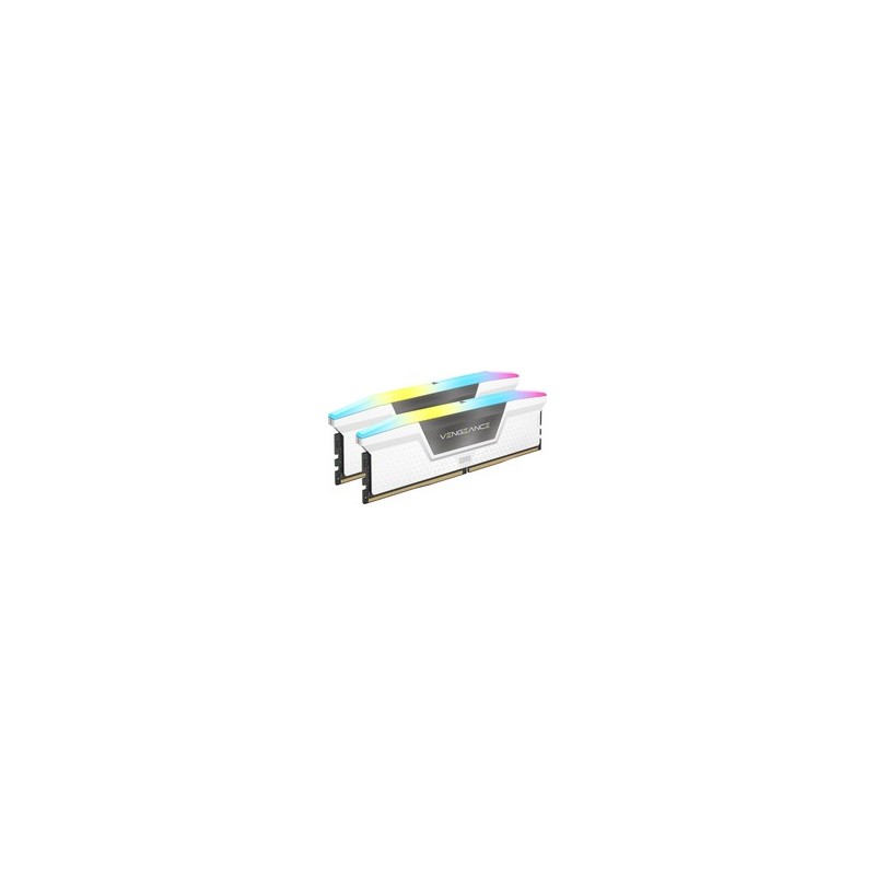 Corsair Vengeance RGB CMH32GX5M2B6000Z30W, 32 Go, 2 x 16 Go, DDR5, 6000 MHz, 288-pin DIMM