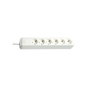 Brennenstuhl Eco-Line, 6 sortie CA, Type H, Blanc, 1,5 m, 330 mm