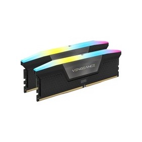 Corsair Vengeance RGB , 32 Go, 2 x 16 Go, DDR5, 6400 MHz, 288-pin DIMM, Noir
