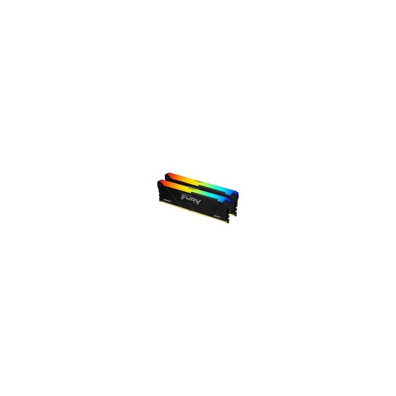 Kingston FURY Beast 32GB 3200MTs DDR4 CL16 DIMM Kits de 2 RGB, 32 Go, 2 x 16 Go, DDR4, 288-pin DIMM