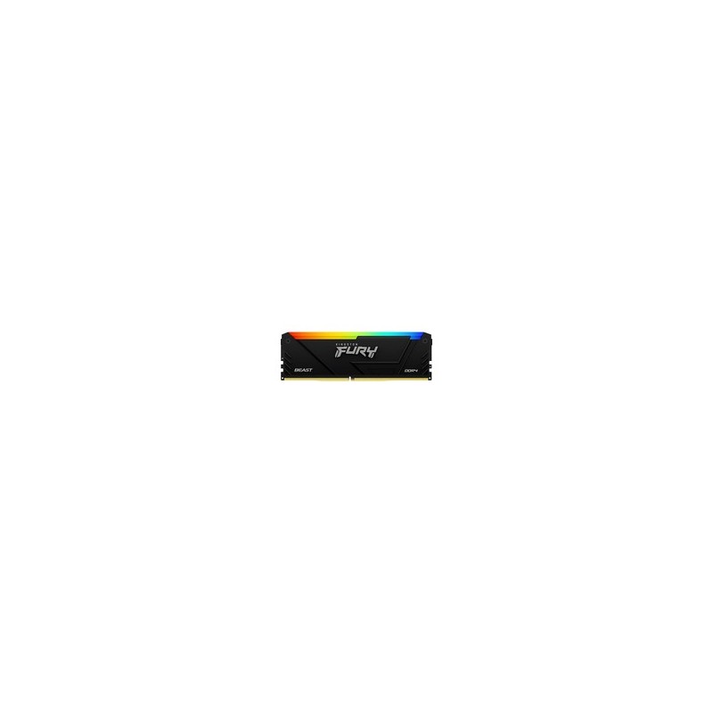 Kingston FURY Beast 16GB 3200MTs DDR4 CL16 DIMM RGB, 16 Go, 1 x 16 Go, DDR4, 288-pin DIMM