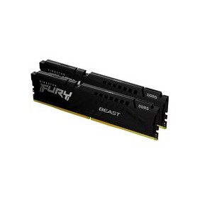 Kingston FURY Beast 16 Go 6000 MTs DDR5 CL30 DIMM Kits de 2 Black EXPO, 16 Go, 2 x 8 Go, DDR5, 288-pin DIMM, Noir