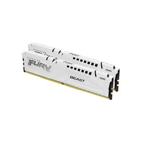 Kingston FURY Beast 32 Go 6000 MTs DDR5 CL30 DIMM Kits de 2 White EXPO, 32 Go, 2 x 16 Go, DDR5, 288-pin DIMM, Blanc
