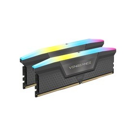 Corsair Vengeance RGB CMH32GX5M2B6400Z32, 32 Go, 2 x 16 Go, DDR5, 6400 MHz, 288-pin DIMM, Noir