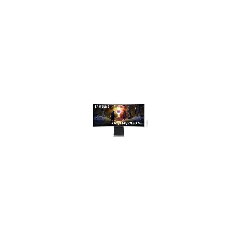 Samsung G85SD, 86,4 cm 34", 3440 x 1440 pixels, UltraWide Quad HD, OLED, 0,03 ms, Argent