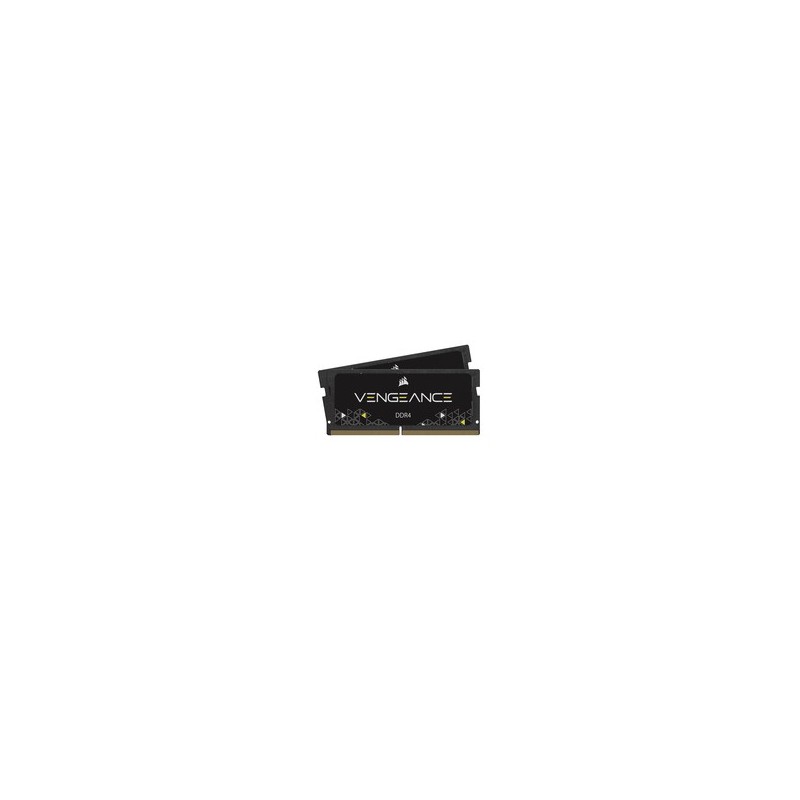 Corsair Vegeance 16GB DDR4-2666, 16 Go, 2 x 8 Go, DDR4, 2666 MHz, 260-pin SO-DIMM, Noir