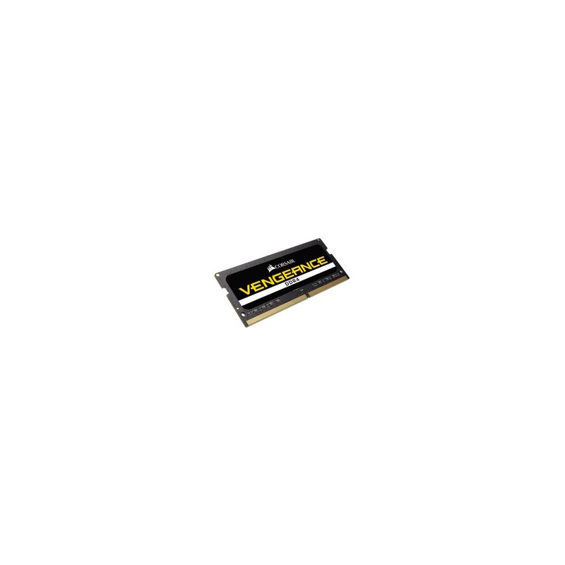 Corsair Vengeance 8GB DDR4 SODIMM 2400MHz, 8 Go, 1 x 8 Go, DDR4, 2400 MHz, 260-pin SO-DIMM, Noir