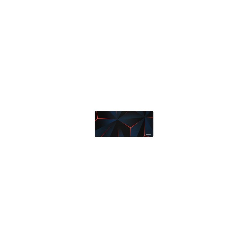 Sharkoon SKILLER SGP30, Noir, Bleu, Orange, Motif, Caoutchouc, Textile, Base antidérapante, Tapis de souris de jeu