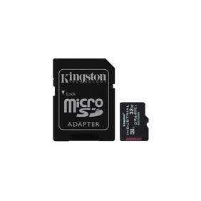 Kingston Carte 32GB microSDHC Industrielle C10 A1 pSLC + adaptateur SD, 32 Go, MicroSDHC, Classe 10, UHS-I, 100 Mos, 80 Mos