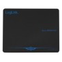 LogiLink ID0017, Noir, Bleu, Motif, Tissu, mousse, Caoutchouc, Base antidérapante, Tapis de souris de jeu