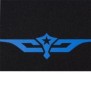 LogiLink ID0017, Noir, Bleu, Motif, Tissu, mousse, Caoutchouc, Base antidérapante, Tapis de souris de jeu