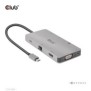 Club 3D CSV-1594, USB 3.2 Gen 1 3.1 Gen 1 Type-C, 100 W, 10,100,1000 Mbits, Noir, Gris, MicroSD , SD, 60 Hz