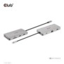 Club 3D CSV-1594, USB 3.2 Gen 1 3.1 Gen 1 Type-C, 100 W, 10,100,1000 Mbits, Noir, Gris, MicroSD , SD, 60 Hz