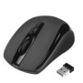 LogiLink ID0031, Ambidextre, Optique, RF sans fil, 1600 DPI, Noir