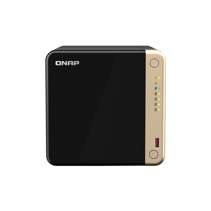 QNAP TS-464, NAS, Tower, Intel® Celeron®, N5095, 8 Go, DDR4