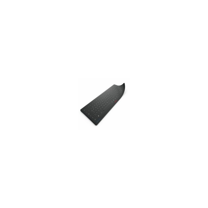 Cherry Contour Design 61510017, Couvercle pour clavier, Silicone, 463 mm, 164 mm, 100 g, Noir