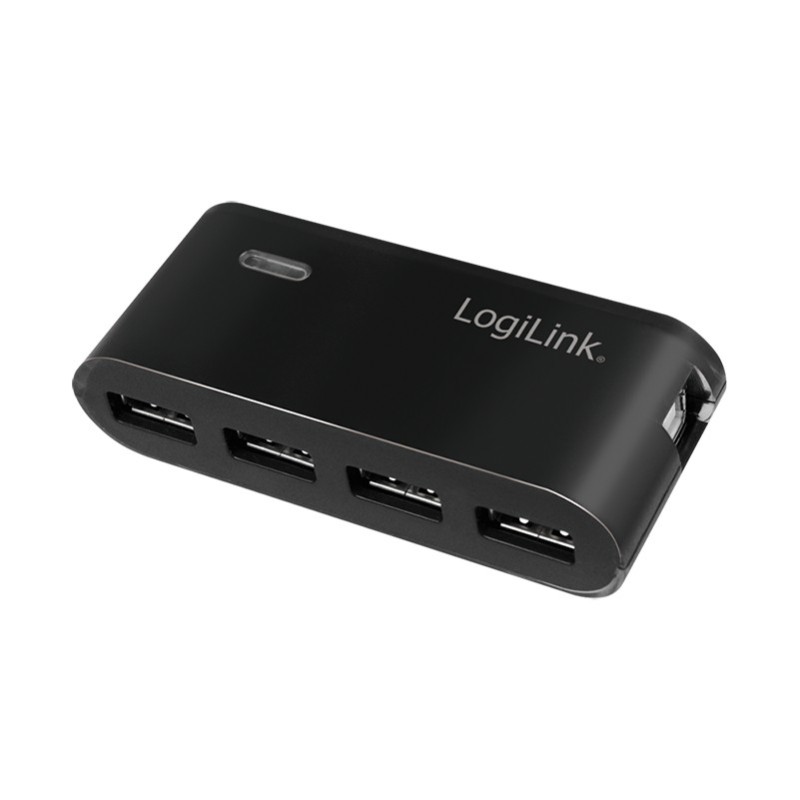 LogiLink UA0085, USB 2.0 Type-A, USB 2.0 Type-A, 480 Mbits, Noir, USB, 10 W