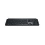 Logitech MX Keys S, Sans fil, Bluetooth, Commutateur de touche « ciseaux », QWERTZ, LED, Graphite