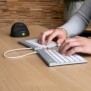 R-Go Tools Clavier ergonomique R-Go Split Break avec logiciel de pause, clavier ergonomique divisé, QWERTZ , bluetooth, blanc, Sans fil, Bluetooth, Commutateur de touche « ciseaux », QWERTZ, Blanc