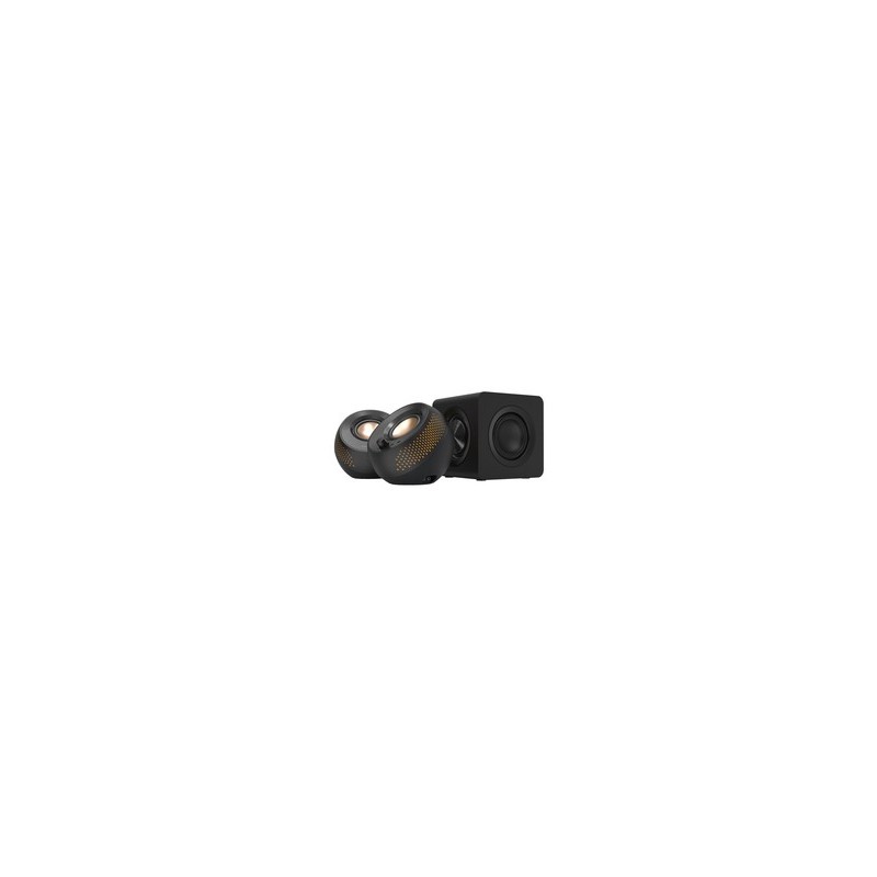 Creative Labs Creative Pebble X Plus, 2.1 canaux, 30 W, Universel, Noir, 60 W, 93 dB