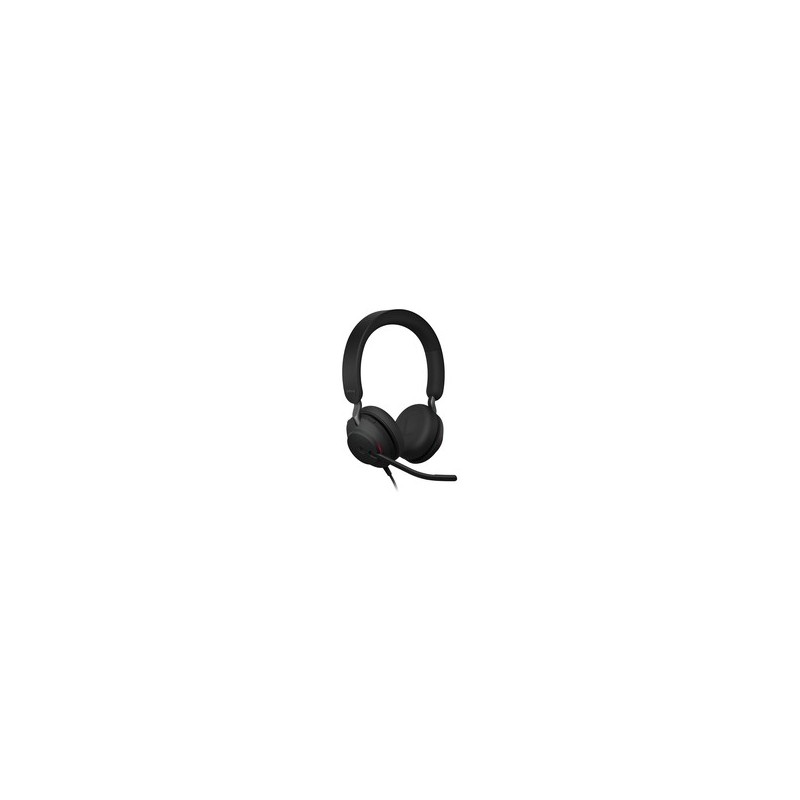 Jabra Evolve2 40 SE, Avec fil, BureauCentre d'appels, 168,5 g, Casque, Noir