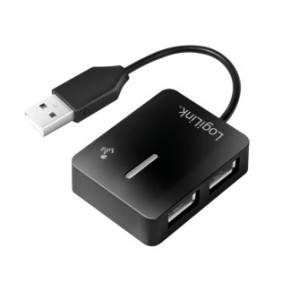 LogiLink UA0139, USB 2.0 Type-A, USB 2.0 Type-A, 480 Mbits, Noir, Câble rond, Windows 98SEME200XPVista20037