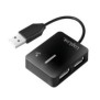 LogiLink UA0139, USB 2.0 Type-A, USB 2.0 Type-A, 480 Mbits, Noir, Câble rond, Windows 98SEME200XPVista20037