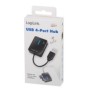 LogiLink UA0139, USB 2.0 Type-A, USB 2.0 Type-A, 480 Mbits, Noir, Câble rond, Windows 98SEME200XPVista20037