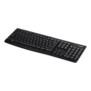 Logitech K270, Taille réelle 100 %, Sans fil, RF sans fil, QWERTY, Noir