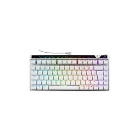 ASUS ROG Falchion Ace 75 HE WHT, Avec fil, USB, Magnetic-mechanical key switch, QWERTZ, LED RGB, Blanc