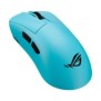 ASUS ROG Gladius IV Ace BLU, Droitier, Optique, RF Wireless + Bluetooth + USB Type-A, 65000 DPI, Bleu