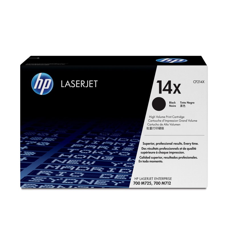 HP 14X cartouche authentique de toner LaserJet noir grande capacité, 17500 pages, Noir, 1 pièce