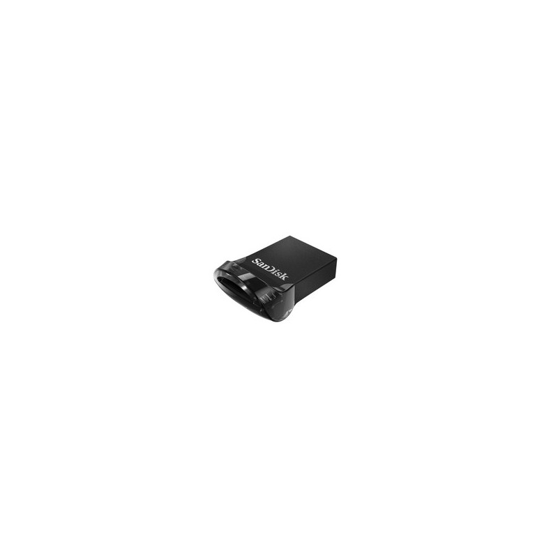 SanDisk Ultra Fit, 256 Go, USB Type-A, 3.2 Gen 1 3.1 Gen 1, 130 Mos, Sans capuchon, Noir