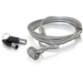 Navilock DeLOCK Notebook security lock with key, 1,8 m