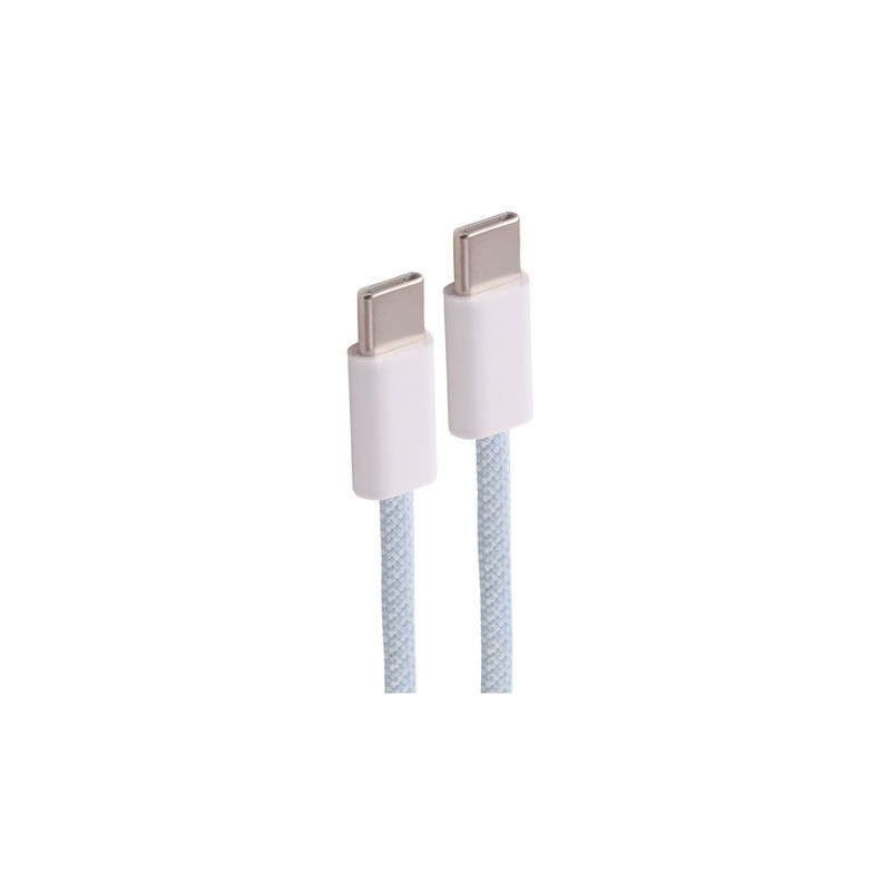 ShiverPeaks BS14-21151, 1,5 m, USB C, USB C, USB 2.0, 0,48 Gbits, Bleu, Blanc