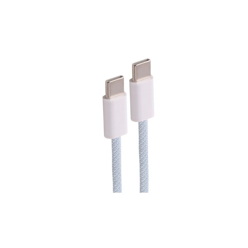 ShiverPeaks BS14-21021, 1 m, USB C, USB C, USB 2.0, 0,48 Gbits, Bleu, Blanc