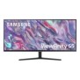 Samsung S50GC, 86,4 cm 34", 3440 x 1440 pixels, UltraWide Quad HD, LCD, 5 ms, Noir