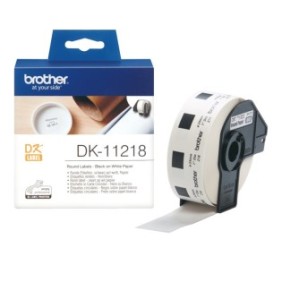 Brother DK-11218, Blanc, DK, Rouleau, Papier, 54 x 115 x 112 mm, 174 g