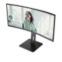 AOC CU34P3CV, 86,4 cm 34", 3440 x 1440 pixels, UltraWide Quad HD, LED, 4 ms, Noir