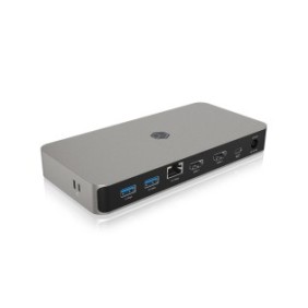 ICY BOX IB-DK2880-C41, Avec fil, USB4, 100 W, 10,100,1000,2500 Mbits, Anthracite, Noir, MicroSD , MicroSDHC, MicroSDXC, SD, SDHC, SDXC