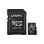 Kingston 256GB microSDXC Canvas Select Plus Gen3 150MBs A1 Adaptateur SD inclus, 256 Go, MicroSDXC, Classe 10, UHS-I, 150 Mos, Class 1