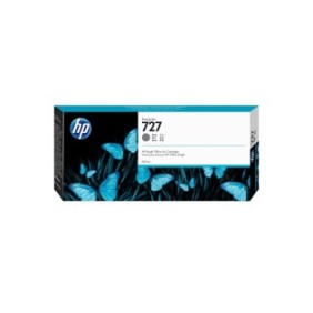 HP 727 cartouche d'encre DesignJet grise, 300 ml, Gammes d'imprimantes HP DesignJet T920, gamme d'imprimantes HP DesignJet T1500, gamme..., A jet d'encre thermique, Singapour, 283 mm, 41 mm, 118 mm