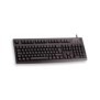 Cherry G83-6105, Taille réelle 100 %, Avec fil, USB, QWERTY, Noir