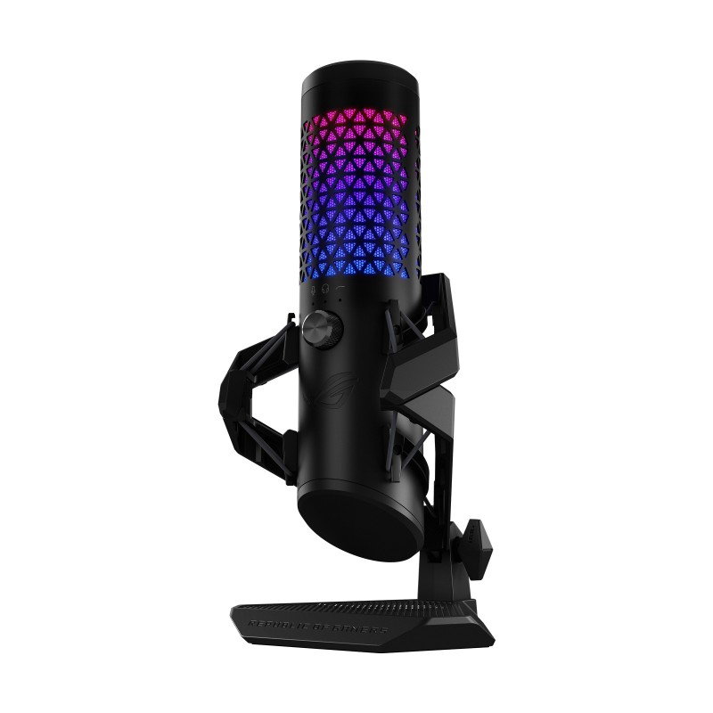 ASUS ROG Carnyx BLK, Microphone de table, -37 dB, 20 - 20000 Hz, 24 bit, 192 kHz, 120 dB