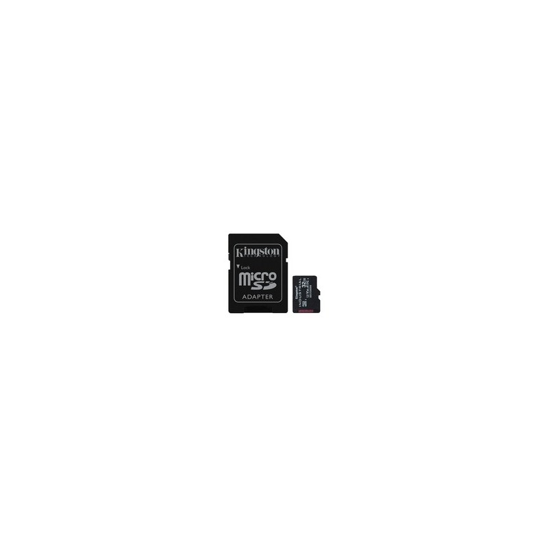 Kingston Carte 32GB microSDHC Industrielle C10 A1 pSLC + adaptateur SD, 32 Go, MicroSDHC, Classe 10, UHS-I, 100 Mos, 80 Mos